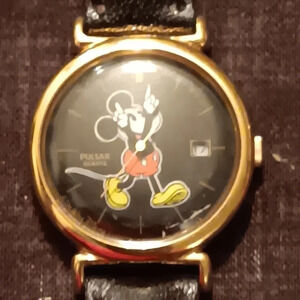 Rare Vintage Mickey Mouse Pulsar Watch